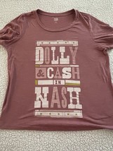 Dolly Parton Johnny Cash Nashville Womans T-shirt XL Country Western Cow... - $8.00
