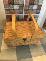 Wicker basket with lid Handle Closer Wow Sharp - £35.92 GBP