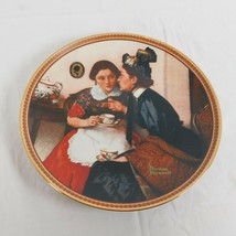 Norman Rockwell Collector Plate Knowles “Gossiping in the Alcove” COA 1983 Women - £7.79 GBP