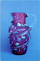Postcard Tiffany Pitcher Cranberry Glass Lightner Museum St.Augustine 1984 - £4.66 GBP