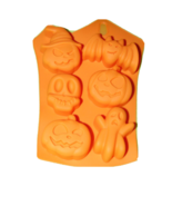 6 Holes Halloween Shape Silicone Baking Mold Chocolate Mold New - $6.24