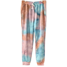 High Rise Tie Dye Jogger Lounge Pants Size XL Soft Stretchy Knit Drawstring NWOT - £16.90 GBP