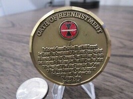  Army 7th Infantry Division Fort Carson Oath of Reenlistment Challenge Coin 1075 - £8.50 GBP