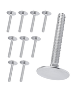 1/4&quot;-20 x 2&quot; Elevator Bolts Zinc Plated | Flat Head Fastener | 10 Pack - $15.42