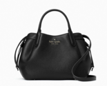 New Kate Spade Dumpling Small Satchel Pebble Leather Black / Dust bag in... - $142.41