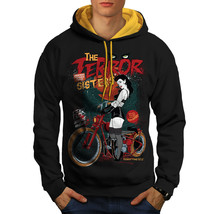 Wellcoda The Terror Sisters Mens Contrast Hoodie, Seduce Casual Jumper - $44.27