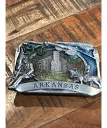 1984  Vintage Arkansas Belt Buckle Siskiyou Buckle Company  - £15.56 GBP