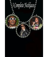 Takeoff Rapper Migos necklaces Take Off  necklace picture keepsake 3 pie... - £10.11 GBP
