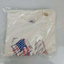 NFL SUper Bowl XXXVIII Players Inc Pepsi White T Shirt USA America Flag ... - $27.71