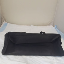 Vintage Large Shoulder Strap Pockets Zipper Tool Bag - Black - £5.41 GBP