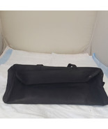 Vintage Large Shoulder Strap Pockets Zipper Tool Bag - Black - £5.42 GBP