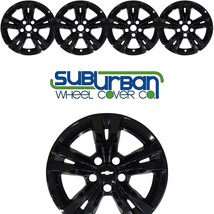 2010-2017 Chevrolet Equinox # IMP-360BLK 17&quot; Gloss Black Wheel Skins NEW SET/4 - £60.61 GBP