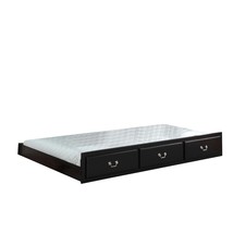 Bailee Black Twin Trundle Bed - Space-Saving Design &amp; Durable Finish - $3,410.72 MXN