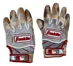 Paul Goldschmidt Game Used St. Louis Cardinals 2021 Franklin Bat Gloves ... - $679.01