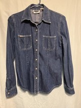 DKNY Jeans Denim Shirt Women’s Size 8 - £31.20 GBP