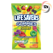 12x Bags Lifesavers Gummies Sours Assorted Chewy Candy 7oz | Fast Shipping! - £33.49 GBP