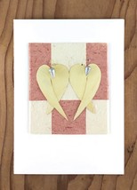 Wings of Love No.2 Greeting Card - Peach and Cream - £11.74 GBP