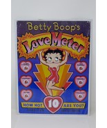 Betty Boop 1991 Love Meter  12&quot; x 15.5&quot; Tin Metal Sign - £14.47 GBP