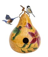 HUMMINGBIRD GOURD BIRDHOUSE - Amish Hand Painted Bird House USA - $73.49 CAD