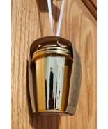 NEW 2012 Starbucks Holiday Christmas Ceramic Ornament GOLD TO-GO CUP - $29.60