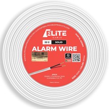 Elite 22-2 Solid Alarm Wire - 500Ft, Cl3, In Wall, Ofc Oxygen Free Coppe... - £66.06 GBP