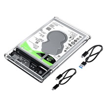 ORICO 2.5'' Hard Drive Enclosure 10Gbps Type-C USB 3.1 Gen2 to SATA Computer Ext - £32.15 GBP
