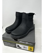 Eddie Bauer Ladies Warm Lined Cushioned Footbed Siren Black Winter Boot ... - $29.69