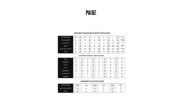 Paige High Rise Laurel Canyon Bebop - $156.00