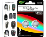 KEY FOB REMOTE ENTRY Batteries (2) for 2001-2023 KIA - CR2032 - FREE S/H - $4.84