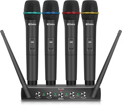 Debra Audio Pro Uhf 4 Channel Wireless Microphone System With Cordless, A) - £129.06 GBP