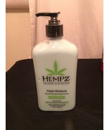 Hempz TRIPLE MOISTURE Herbal Whipped Body Creme Lotion - 17 Oz New - £13.34 GBP