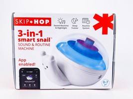 Skip Hop 3 in 1 Smart Snail Sound And Routine Machine App Enabled Alert ... - £25.22 GBP