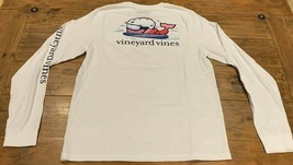 Vineyard Vines Kids long sleeve White T-shirt Snowboarding Whale size XL/18 NWOT - £12.94 GBP