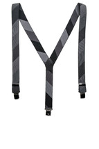 Clip Fashion Dress Vegan Brace Suspender Greyscaled Elastic Lycra &amp; Adjustable - £49.16 GBP