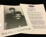 Walter &amp; Scotty “My Brother’s Keeper” Album Release Original Press Kit w... - £11.72 GBP