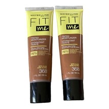 2 Maybelline New York Fit Me Tinted Moisturizer Shade 368 with Aloe 1 fl... - £11.72 GBP