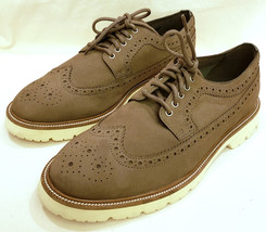 Cole Haan Men&#39;s Oxfords American Classics Long Wing Shoes Sz-10M Olive - $79.98