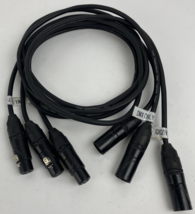 3 x Low Capacitance DMX Lightning XLR 3 Pin Male to Female Cable (s) 5 F... - $26.72