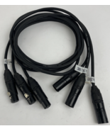 3 x Low Capacitance DMX Lightning XLR 3 Pin Male to Female Cable (s) 5 F... - $37.63 CAD