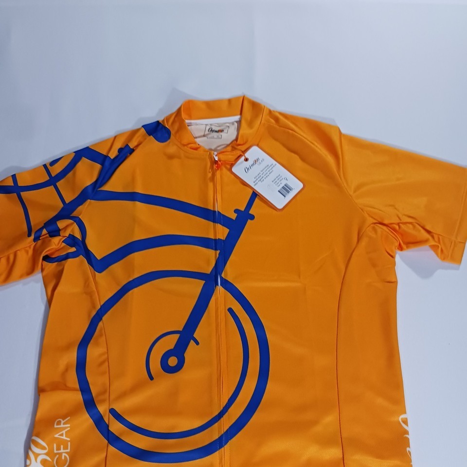 Vintage Orinoko Gear OWJ101 Cycling Jersey Size X-Large Yellow Full Zip NWT Item image 12