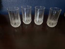 One Clear Cut Glass 10oz Crystal Glass Tumbler, Drinking Water Cup, $7/Glass USA - £6.03 GBP