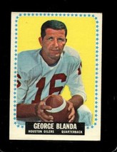 1964 TOPPS #68 GEORGE BLANDA VG+ SP OILERS HOF *X79547 - £38.65 GBP