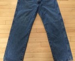 Rustler by Wrangler Regular Fit Straight Leg Men&#39;s Blue Denim Jeans 36x29 - $12.95