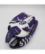 Rawlings Glove Fastpitch Softball FP115PURW 11 1/2&quot; Purple White Basketw... - £27.24 GBP