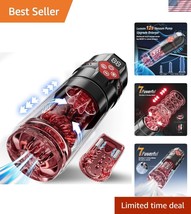 12s Vacuum Enhancement Male Pump with 7 Modes - Discreet, Waterproof Ple... - $82.49