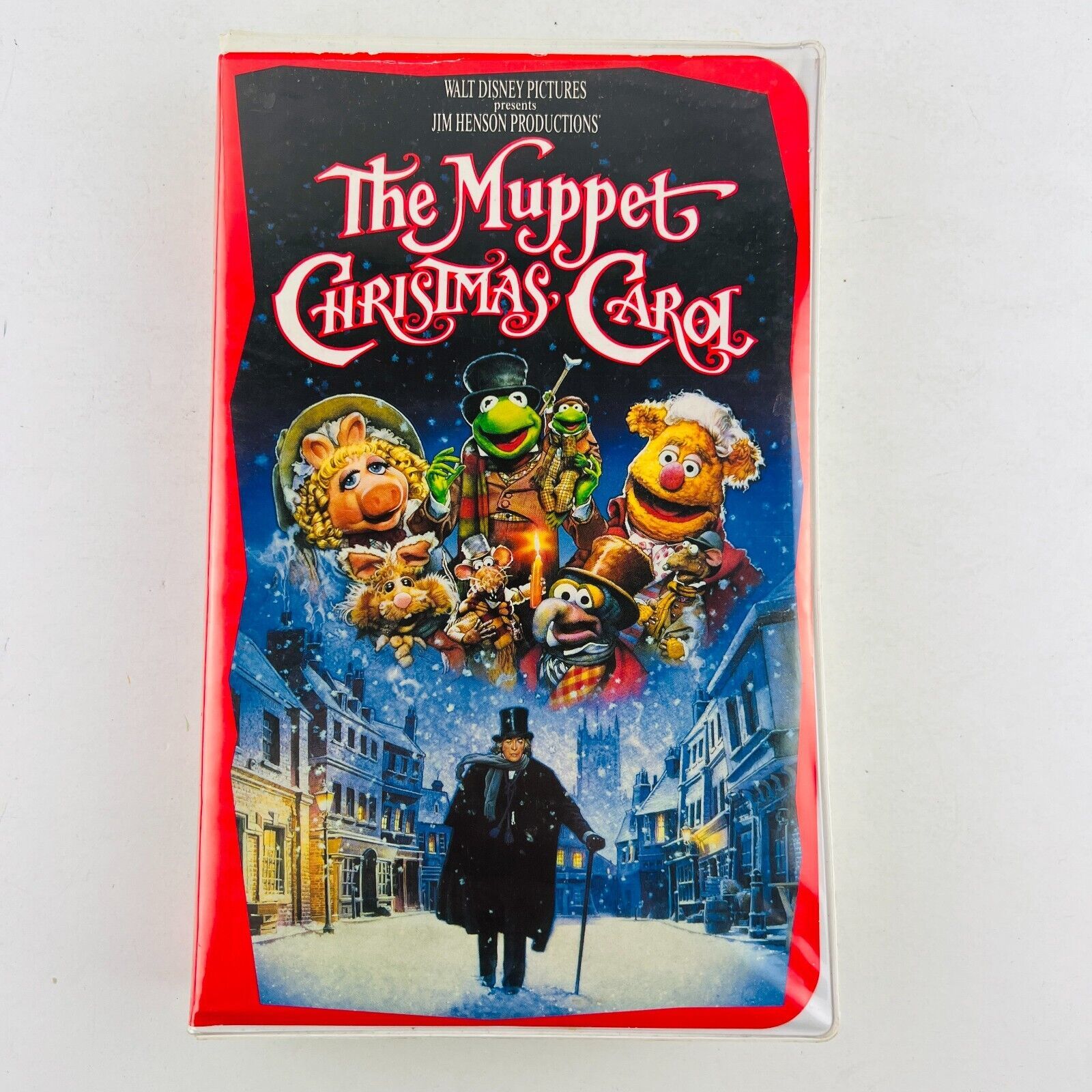 Walt Disney Jim Henson's The Muppet Christmas Carol VHS Video Clamshell Case