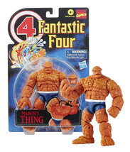 Marvel Legends Retro Fantastic Four Marvel&#39;s Thing 7.5&quot; Figure Mint on Card - £27.88 GBP