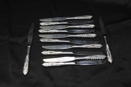 Oneida First Rose Jillian Dinner Knives 9&quot; Set of 12 - £31.51 GBP