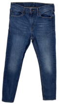 Levi’s 510 Jeans Men&#39;s Size 31x28 Blue Pants Super Skinny Straight Leg Denim - £15.81 GBP