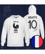 France Mbappe Three-Time Champions 3 Stars FIFA World Cup 2022 White Hoodie - $68.37 CAD+